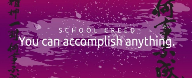 Our School Creed