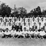 1963 Trip to Malaysia. Grandmaster Kim second row from bottom,  fifth from the left.