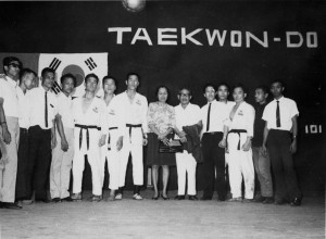 1968 Indonesia. Grandmaster Kim 7th from the left.