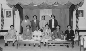 1973 with the Governor of Hong Kong. Grandmaster Kim front row, second from the left.