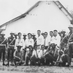 Late 1950s Korean Army. Grandmaster Kim in the white uniform row, third from the left.