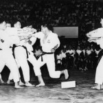 Grandmaster Kim at an early Taekwon Do demonstration.